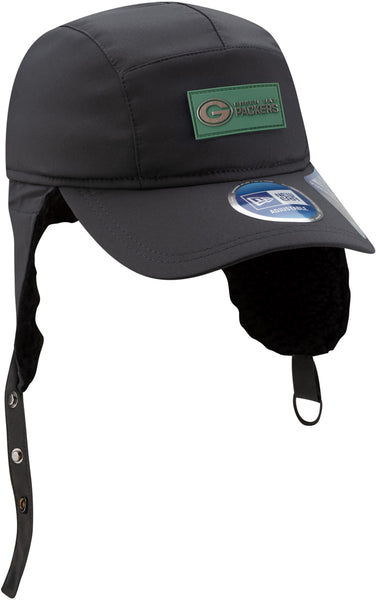 Green Bay Packers New Era Sideline 2025 Cold Weather Runner Dog Ear Adjustable Cap