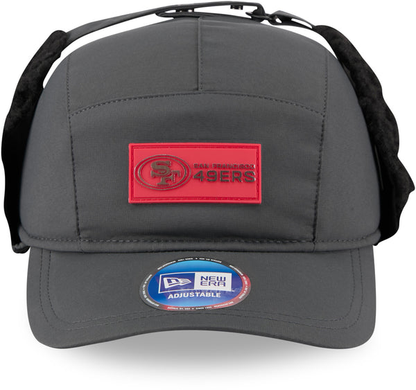 San Francisco 49Ers New Era Sideline 2025 Cold Weather Runner Dog Ear Adjustable Cap