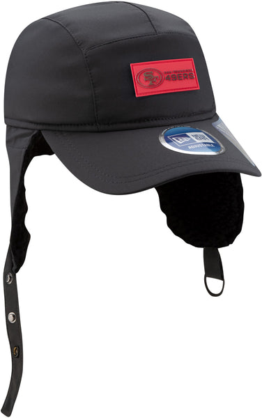 San Francisco 49Ers New Era Sideline 2025 Cold Weather Runner Dog Ear Adjustable Cap