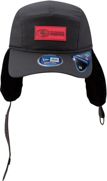 San Francisco 49Ers New Era Sideline 2025 Cold Weather Runner Dog Ear Adjustable Cap