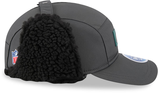 Philadelphia Eagles New Era Sideline 2025 Cold Weather Runner Dog Ear Adjustable Cap