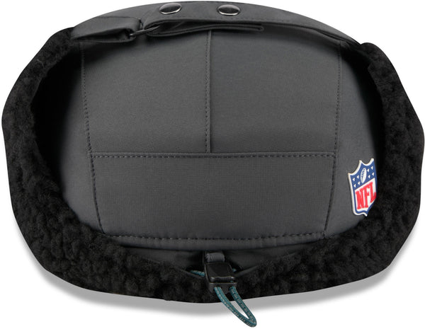Philadelphia Eagles New Era Sideline 2025 Cold Weather Runner Dog Ear Adjustable Cap