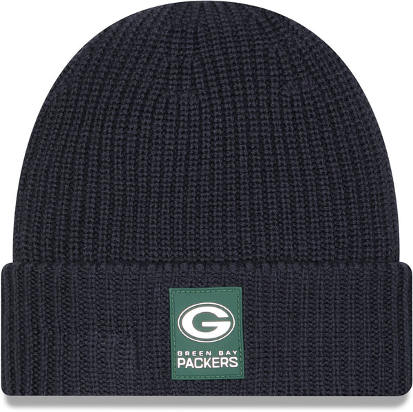 Green Bay Packers New Era NFL 2025 Sideline Cold Weather Cuff Knit Beanie