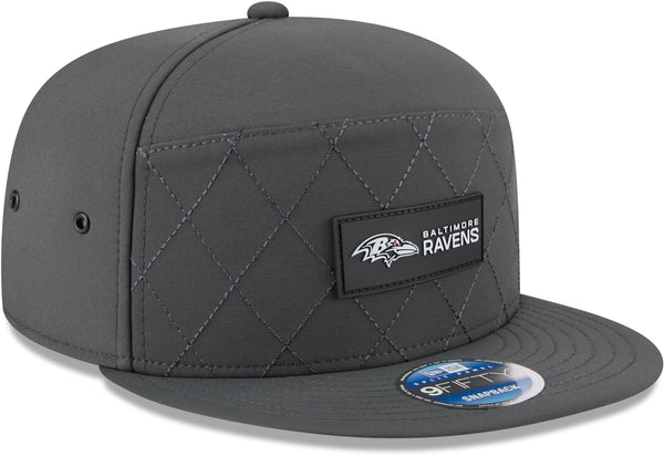 Baltimore Ravens New Era 9Fifty SP NFL Sideline 2025 Cold Weather Snapback Cap