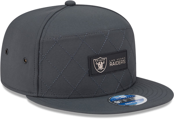 Las Vegas Raiders New Era 9Fifty SP NFL Sideline 2025 Cold Weather Snapback Cap