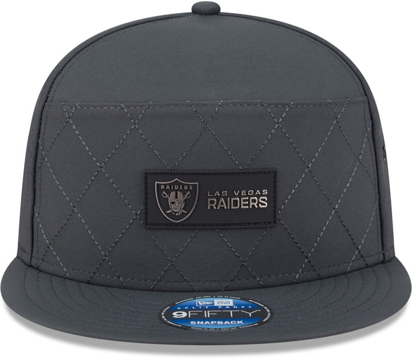 Las Vegas Raiders New Era 9Fifty SP NFL Sideline 2025 Cold Weather Snapback Cap