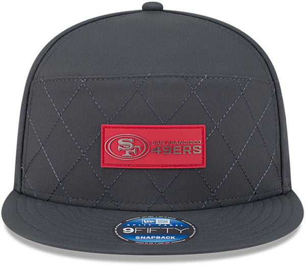 San Francisco 49Ers New Era 9Fifty SP NFL Sideline 2025 Cold Weather Snapback Cap