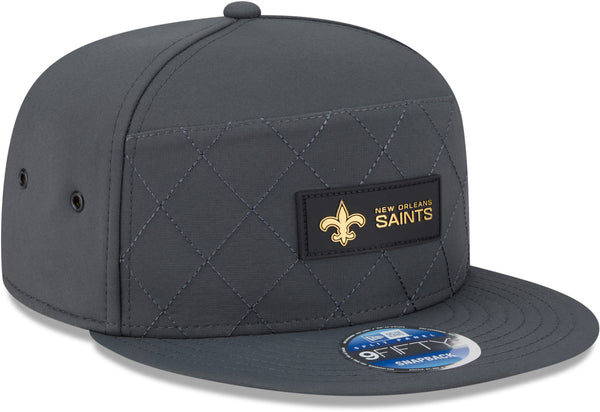 New Orleans Saints New Era 9Fifty SP NFL Sideline 2025 Cold Weather Snapback Cap