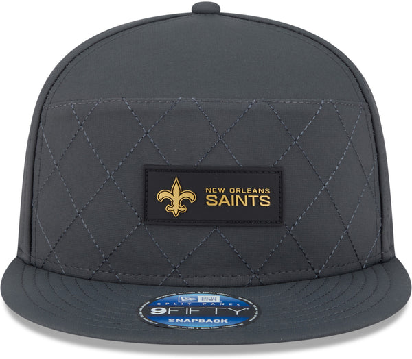 New Orleans Saints New Era 9Fifty SP NFL Sideline 2025 Cold Weather Snapback Cap