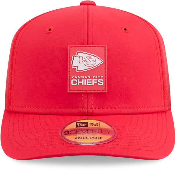 Kansas City Chiefs NFL Sideline 2025 New Era 9Seventy Stretch Snapback Cap