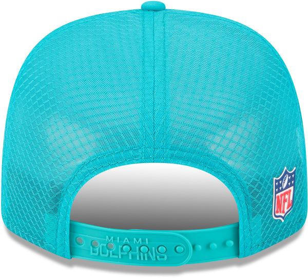 Miami Dolphins NFL Sideline 2025 New Era 9Seventy Stretch Snapback Cap