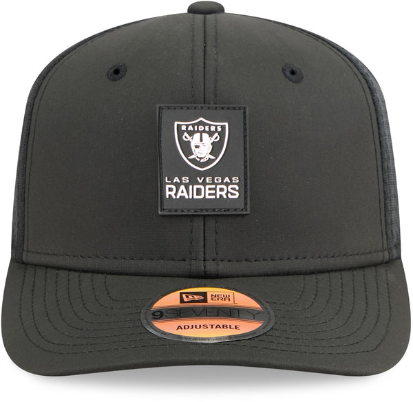 Las Vegas Raiders NFL Sideline 2025 New Era 9Seventy Stretch Snapback Cap