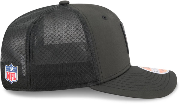 New York Jets NFL Sideline 2025 New Era 9Seventy Stretch Snapback Cap