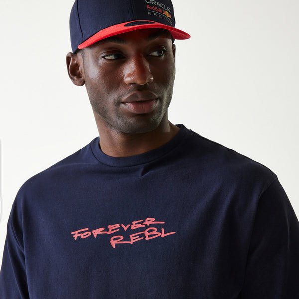 Red Bull Racing New Era Navy Oversized T-Shirt