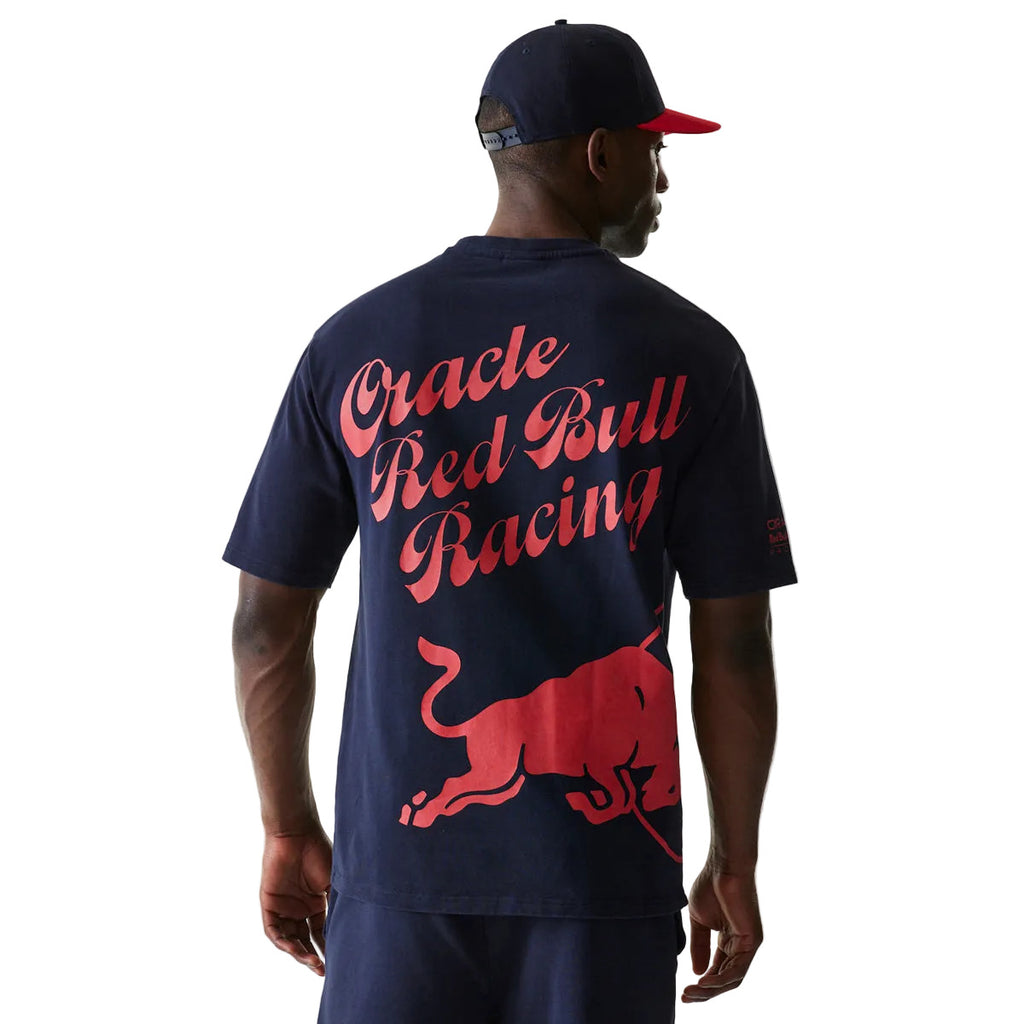 red bull racing graphic navy blue tshirt