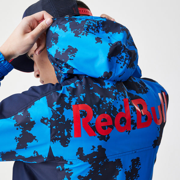 Red Bull Racing New Era Windrunner Hooded Blue Jacket
