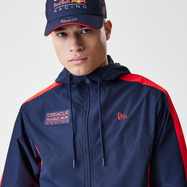 Red Bull Racing New Era Windrunner Hooded Navy Jacket