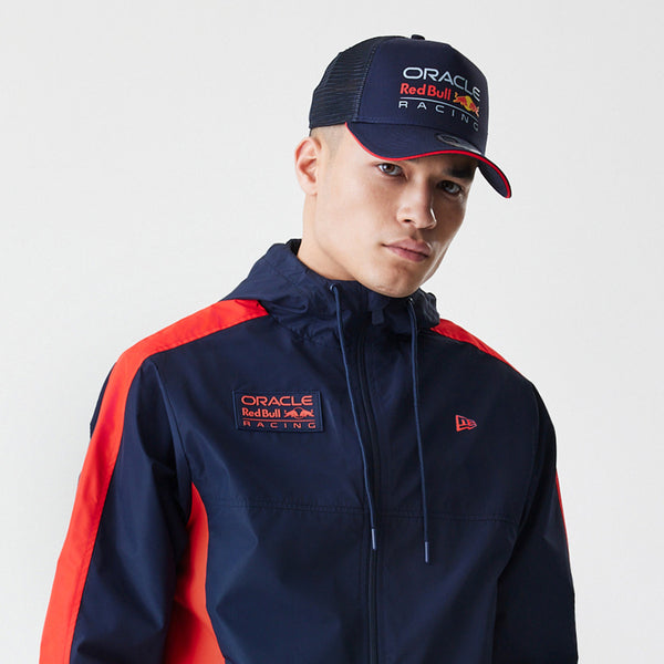 Red Bull Racing New Era Windrunner Hooded Navy Jacket