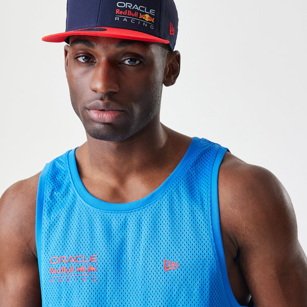 Red Bull Racing New Era Basketball Mesh Blue Tank Top