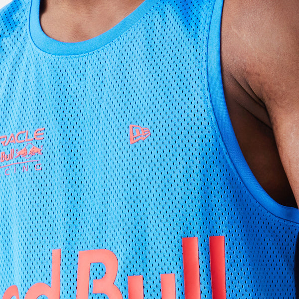 Red Bull Racing New Era Basketball Mesh Blue Tank Top