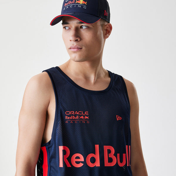 Red Bull Racing New Era Basketball Mesh Navy Tank Top