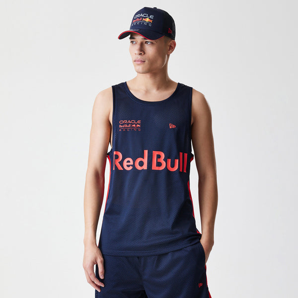 Red Bull Racing New Era Basketball Mesh Navy Tank Top