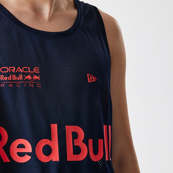 Red Bull Racing New Era Basketball Mesh Navy Tank Top