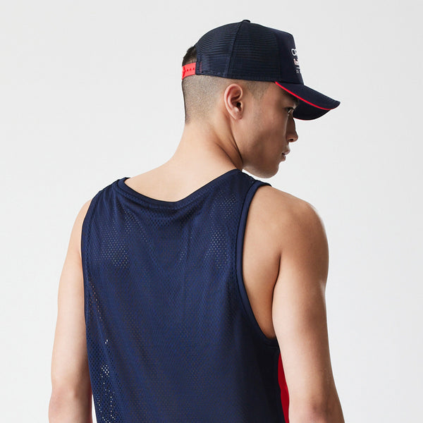 Red Bull Racing New Era Basketball Mesh Navy Tank Top