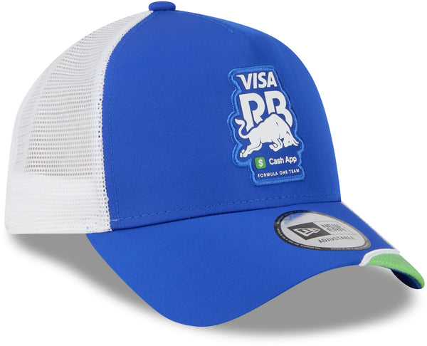 Visa Cash App Racing Bulls New Era Vegas Glitter E-Frame Trucker Cap