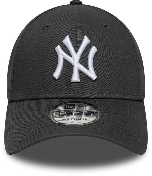 New York Yankees New Era Baseball Cap 9Forty League Essential Charcoal Cap
