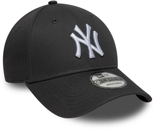 New York Yankees New Era Baseball Cap 9Forty League Essential Charcoal Cap
