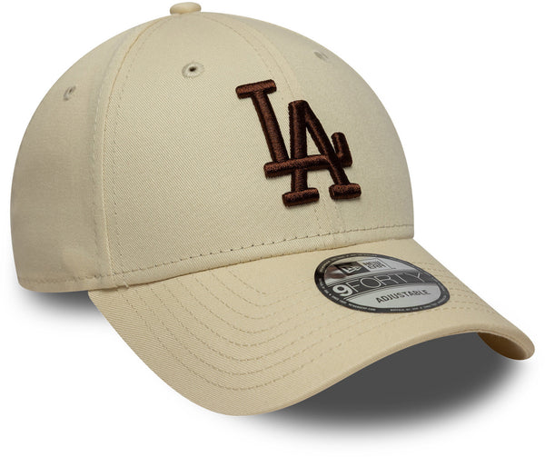 Los Angeles Dodgers New Era Baseball Cap 9Forty League Essential Cream Cap