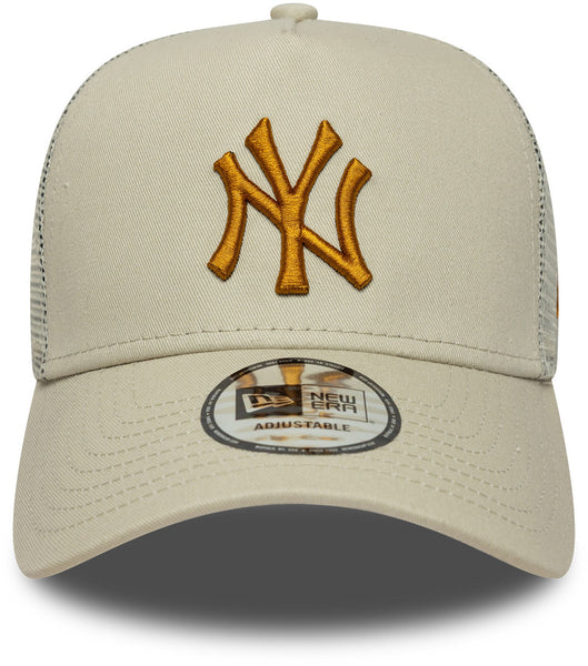 New York Yankees New Era Trucker Cap League Essential Stone Cap