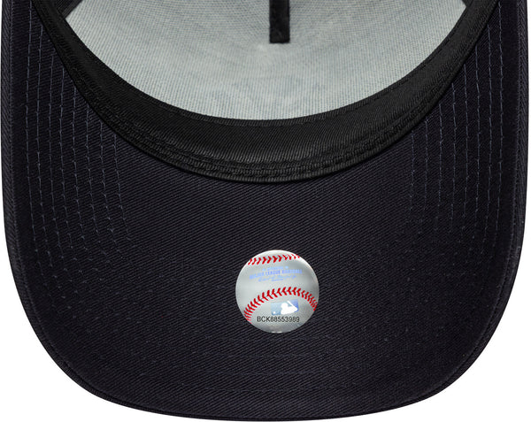 New York Yankees New Era Trucker Cap Outline E-Frame Navy Cap - pumpheadgear, baseball caps