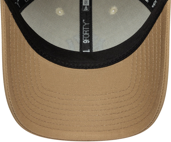 New York Yankees New Era Baseball Cap 9Forty Colour Block Cream Cap