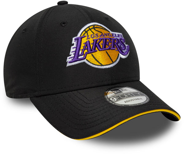 Los Angeles Lakers New Era NBA Cap 9Forty Microfibre Black NBA Team Cap