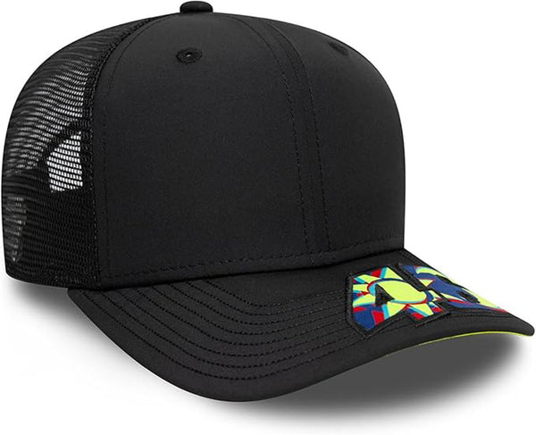 VR46 New Era 9Fifty Moon Sun Black Stretch Snapback Cap