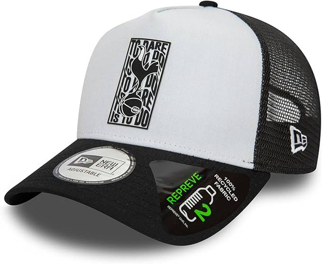 Tottenham Hotspur FC New Era Wordmark E-Frame Trucker Cap - pumpheadgear.com