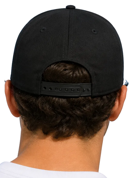 New York Yankees New Era 9Fifty MLB Team All Black Snapback Baseball Cap