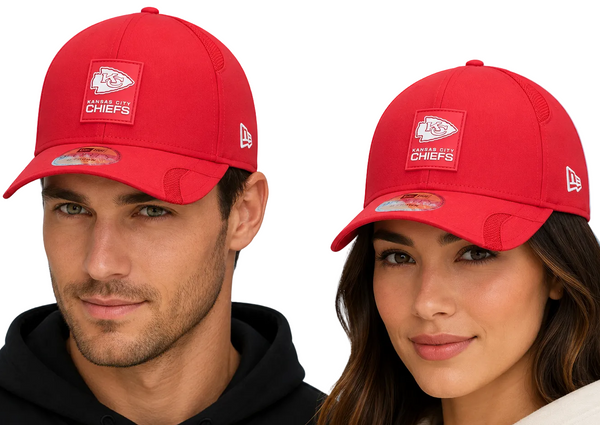 Kansas City Chiefs Red Snapback Cap New Era NFL Sideline 2025 9Forty M-Crown Cap