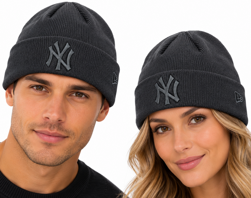 Gorro con pompón Jake Cuff de Las Vegas Raiders del equipo NFL de New Era