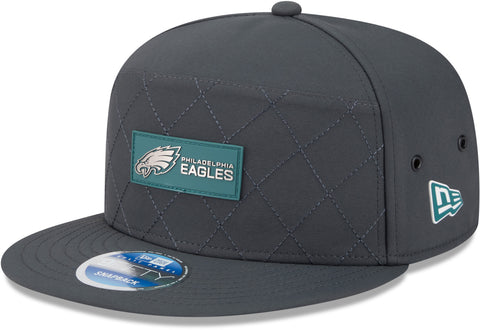 Philadelphia Eagles New Era 9Fifty SP NFL Sideline 2025 Cold Weather Snapback Cap - pumpheadgear, baseball caps