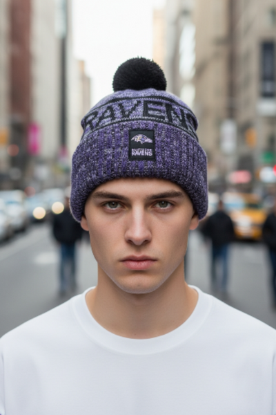 バッファロー・ビルズ ニューエラ NFL 2023 サイドライン スポーツ ニット ボブル ハット