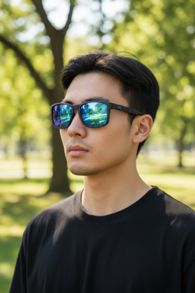 PH Eyewear Ranger Polarised Black/Blue Sunglasses