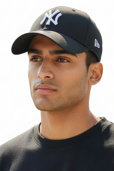 New York Yankees New Era 9Forty League Basic Black Baseball Cap