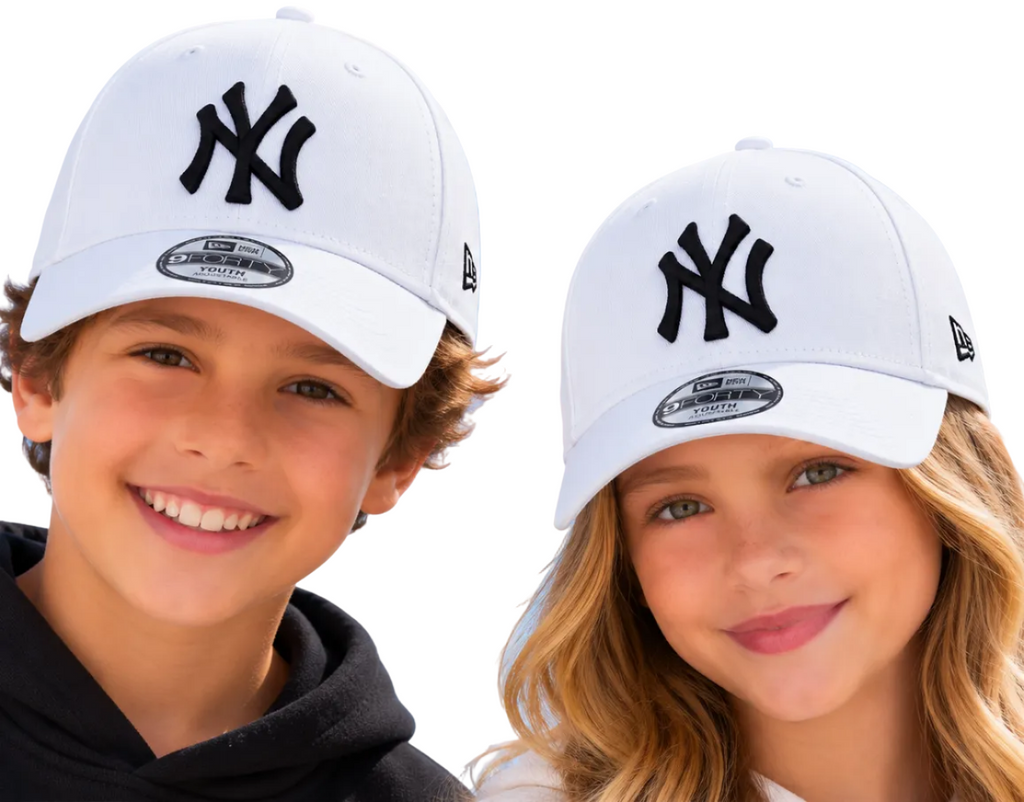 Gorra de béisbol escarlata para niños 940 de New Era de los NY Yankees