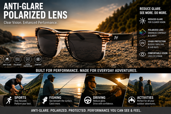PH Ranger Polarised UV400 Sunglasses Brown/Black