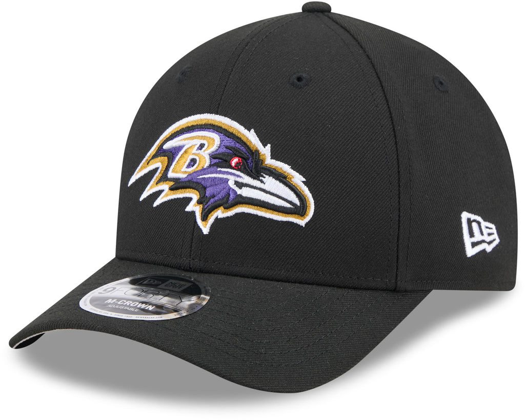 Baltimore Ravens NFL cap by New Era 9FORTY M-Crown official team hat front view