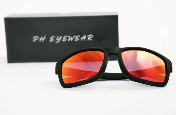 PH Eyewear Ranger Polarised Black/Red Sunglasses