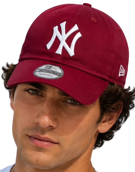 New York Yankees Relaxed Fit Cap New Era 9Twenty League Cardinal Baseball Cap